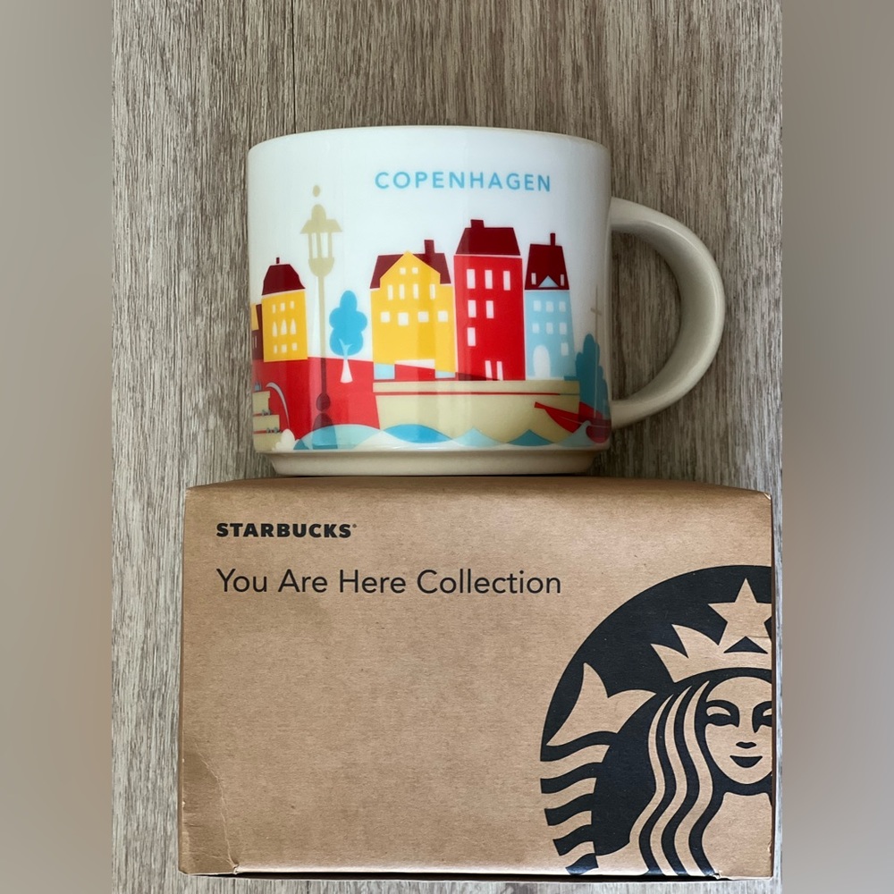 Starbucks you are here collection mug - Copenhagen Denmark 14 OZ